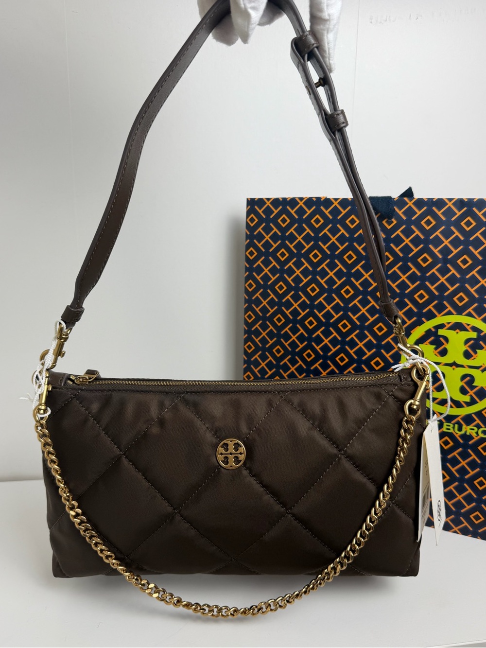 NWT Tory Burch Willa Nylon Shoulder Bag